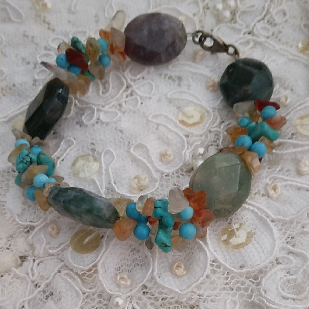 Multicolor Gemstone Bracelet